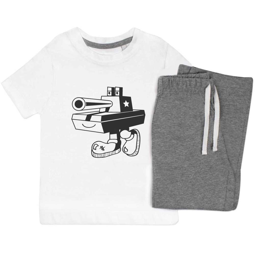 'Tank Boy' Kids Nightwear / Pyjama Set (KP001110)