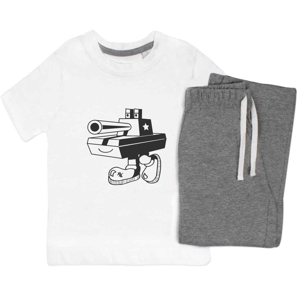 'Tank Boy' Kids Nightwear / Pyjama Set (KP001110)