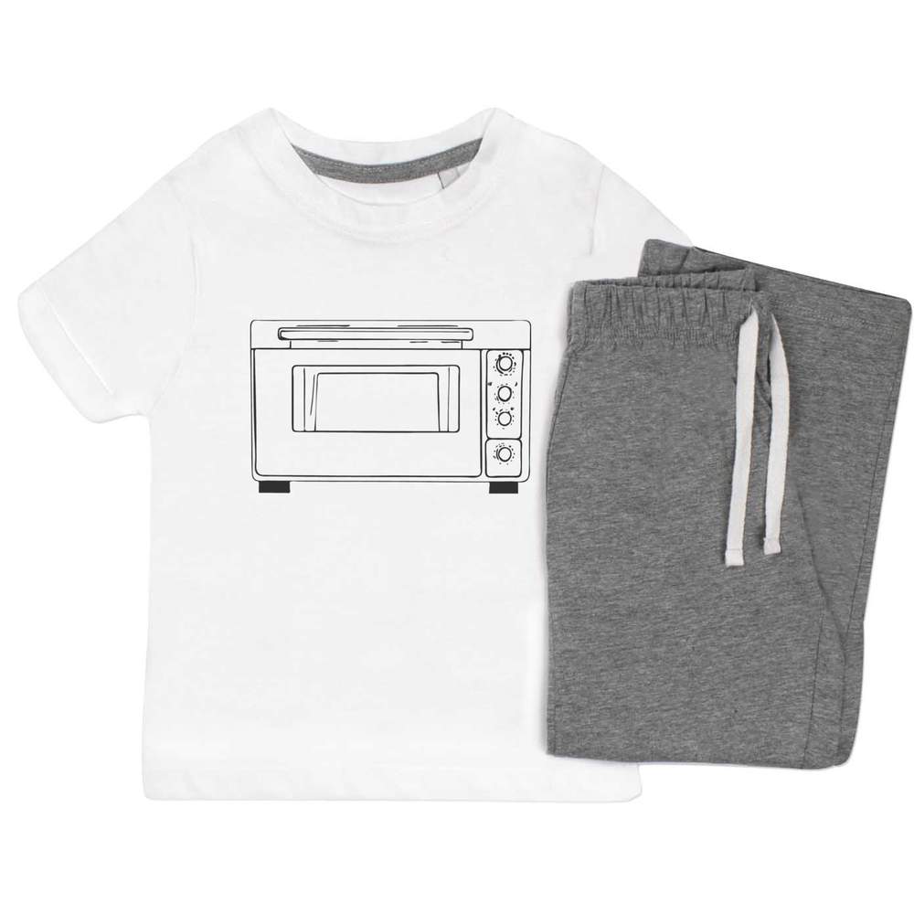 'Closed Oven' Kids Nightwear / Pyjama Set (KP048487)