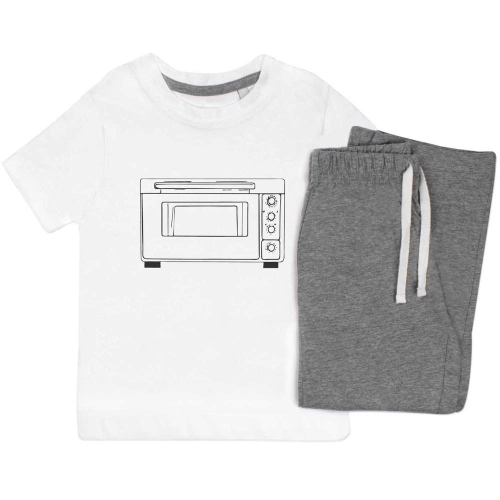 'Closed Oven' Kids Nightwear / Pyjama Set (KP048487)