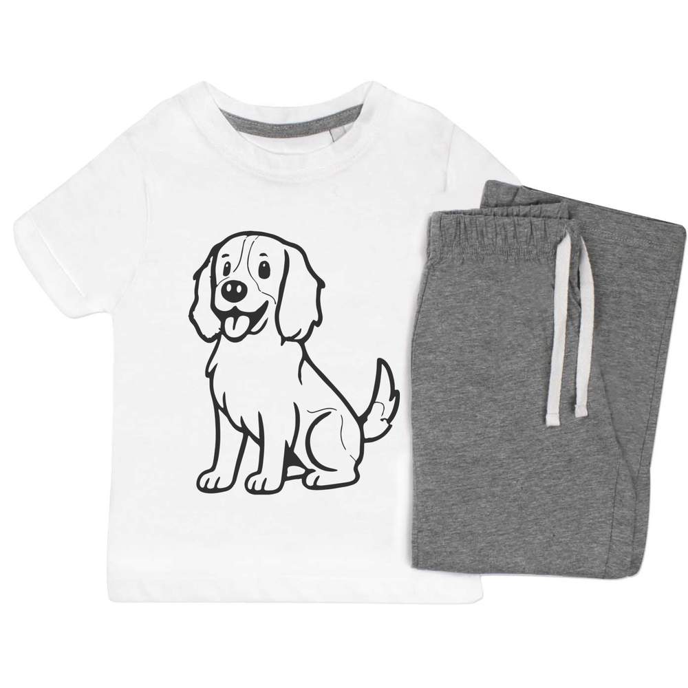 'English Springer Spaniel' Kids Nightwear / Pyjama Set (KP054427)