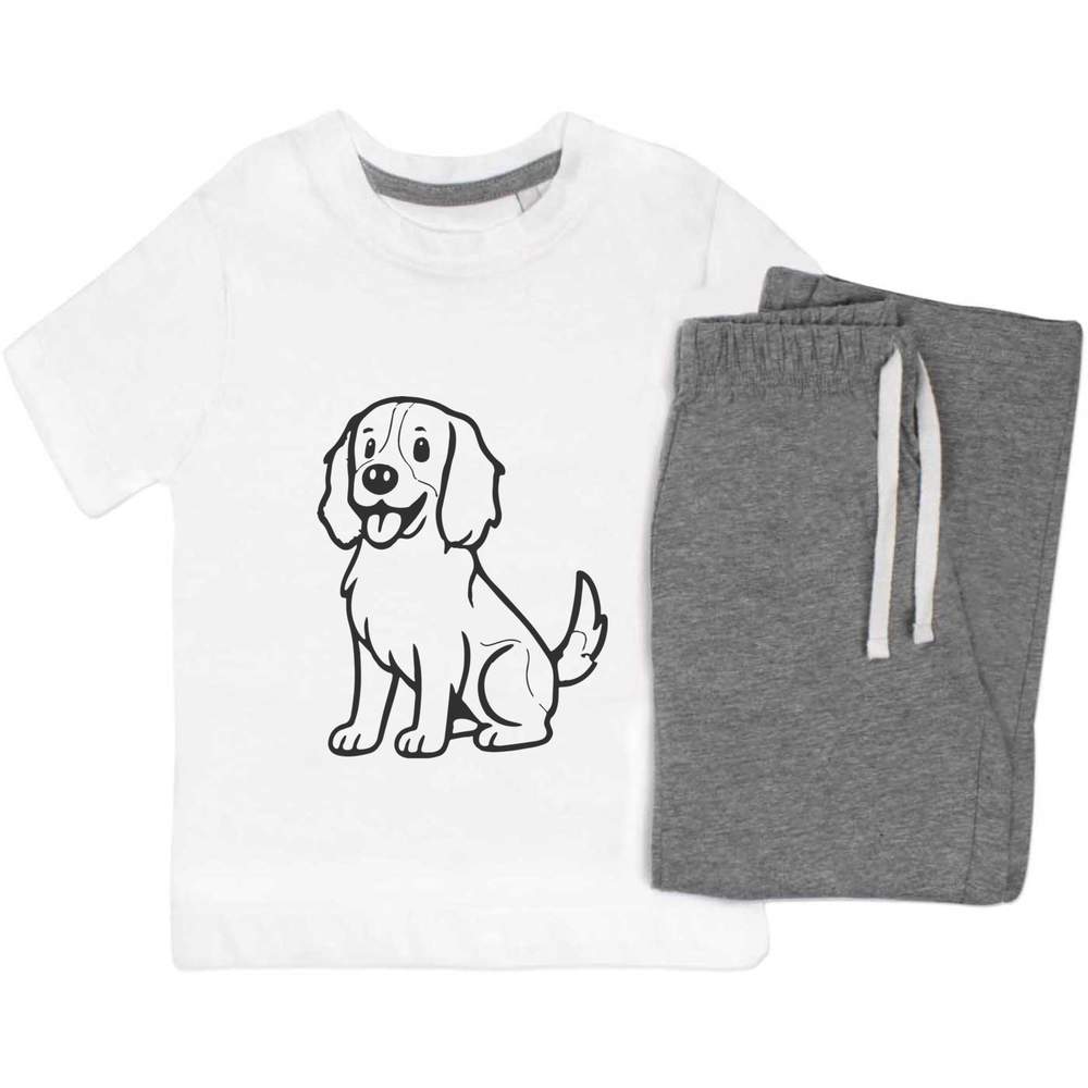 'English Springer Spaniel' Kids Nightwear / Pyjama Set (KP054427)