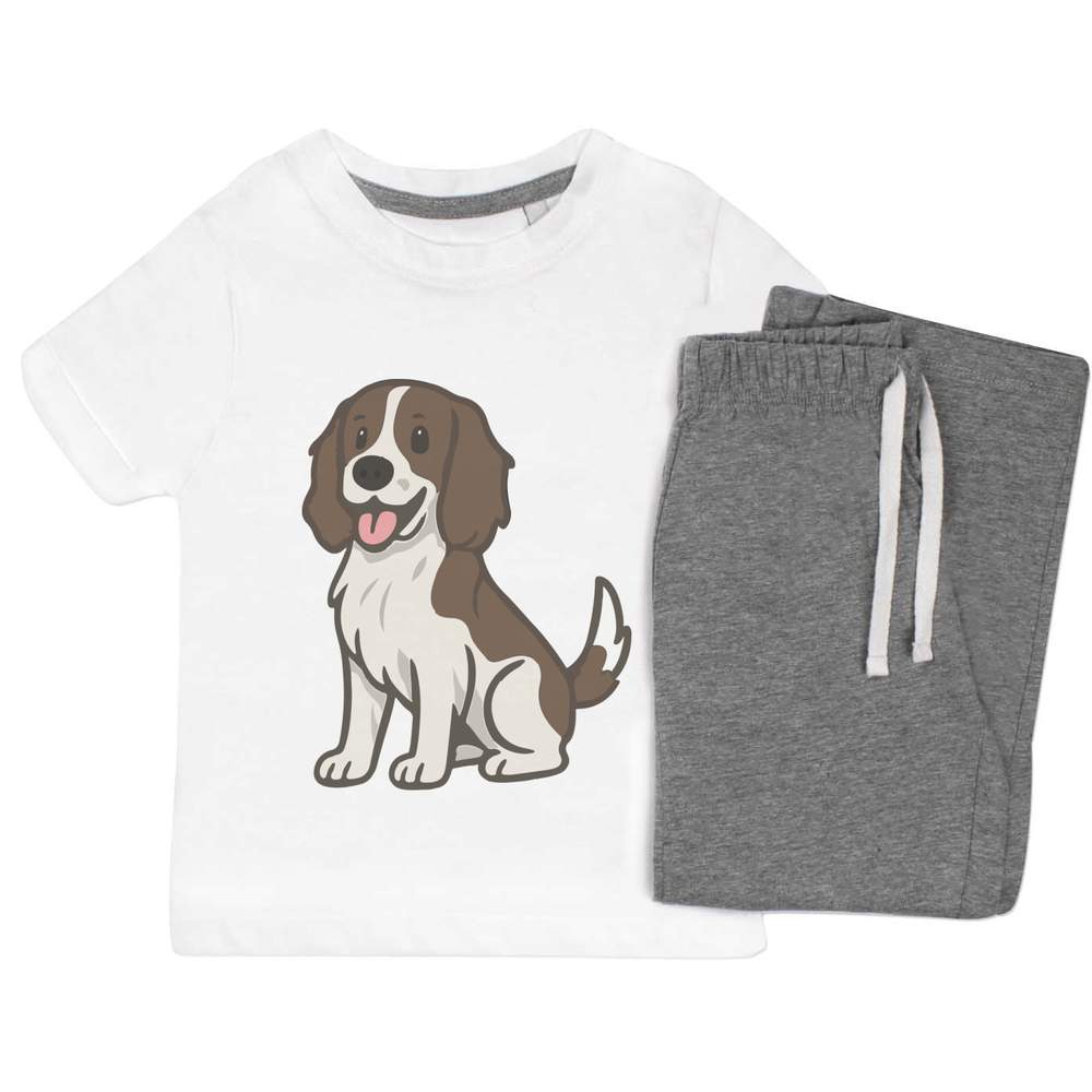 'English Springer Spaniel' Kids Nightwear / Pyjama Set (KP054428)