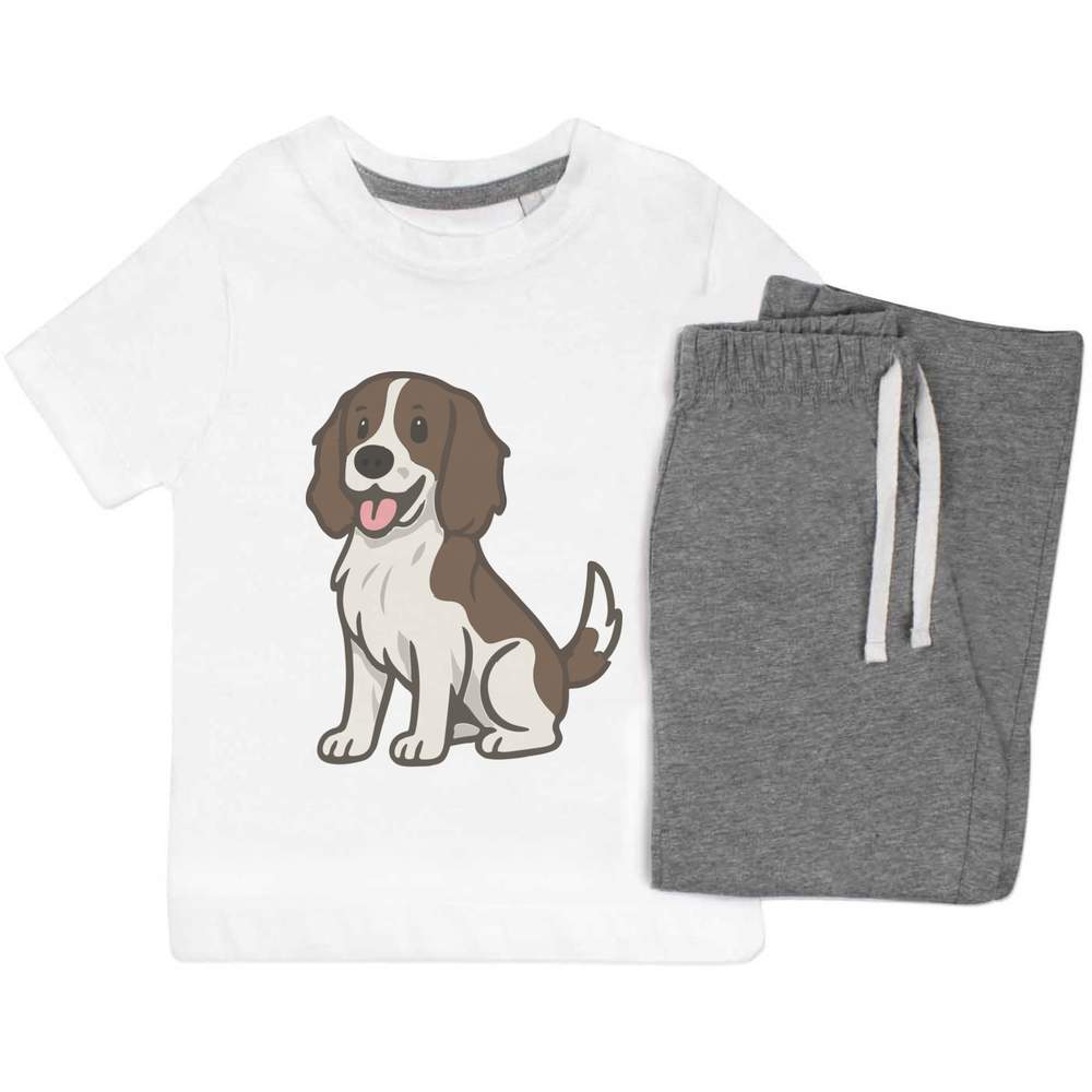 'English Springer Spaniel' Kids Nightwear / Pyjama Set (KP054428)