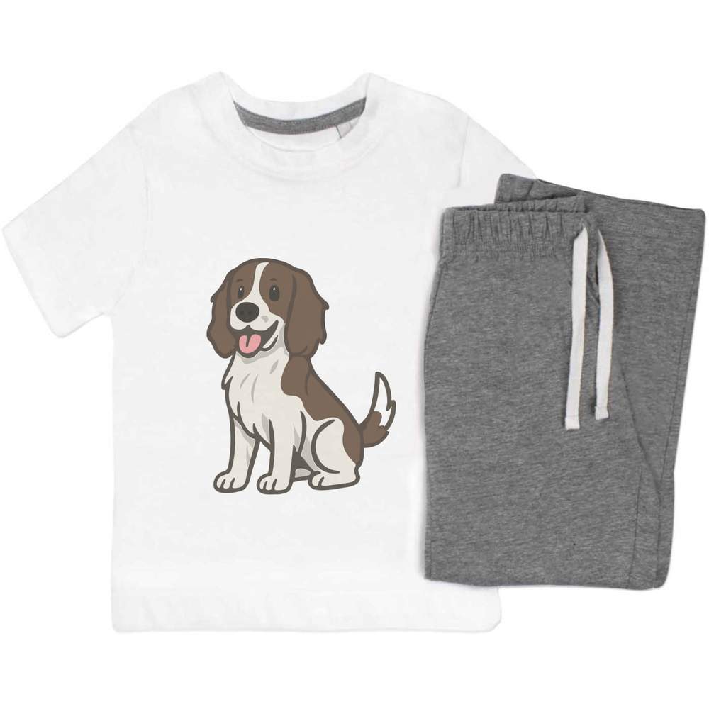 'English Springer Spaniel' Kids Nightwear / Pyjama Set (KP054428)