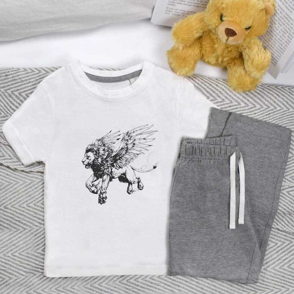 'Flying  Griffin' Kids Nightwear / Pyjama Set (KP047978)