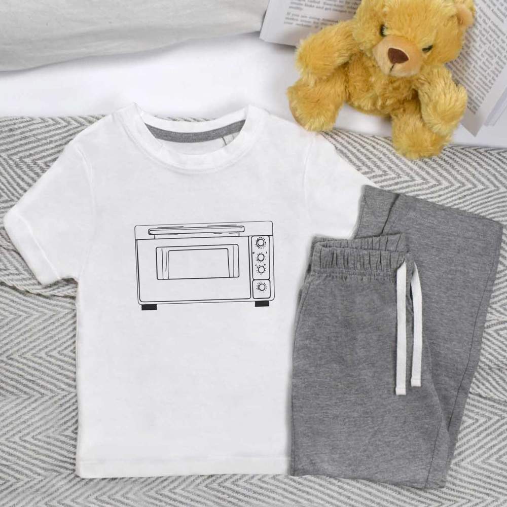 'Closed Oven' Kids Nightwear / Pyjama Set (KP048487)