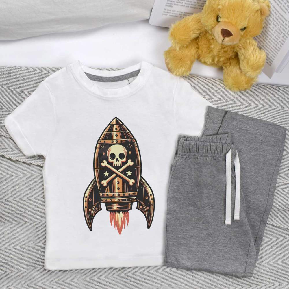 'Pirate Rocket ' Kids Nightwear / Pyjama Set (KP049695)