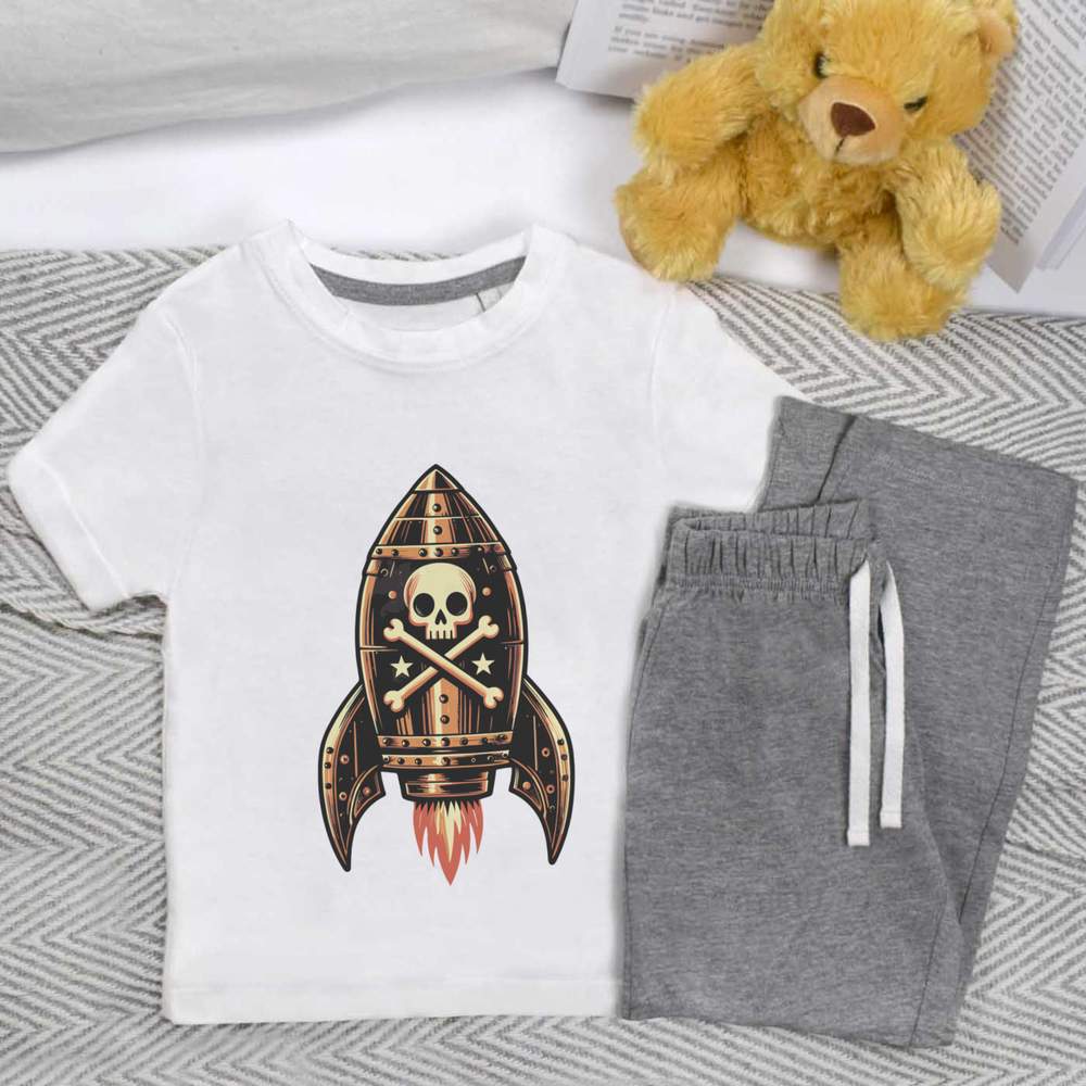'Pirate Rocket ' Kids Nightwear / Pyjama Set (KP049695)