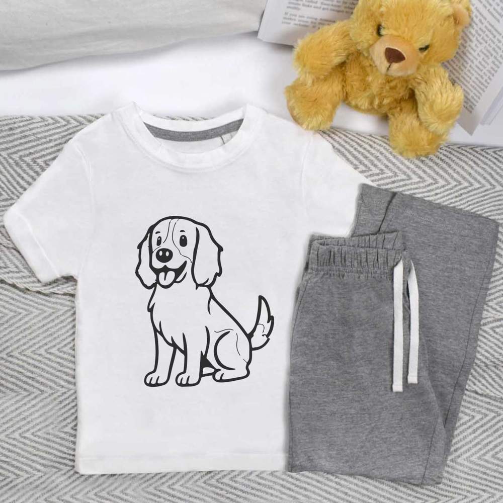 'English Springer Spaniel' Kids Nightwear / Pyjama Set (KP054427)