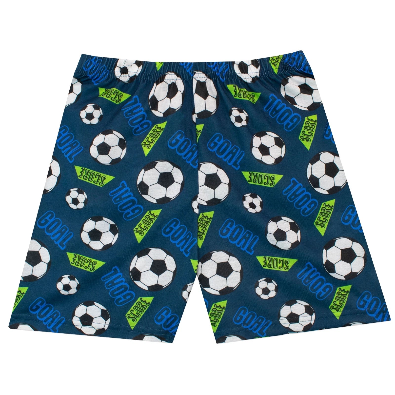 Eat Sleep Football Repeat Pyjamas Kids Boys Teens 12 13 Years PJs Blue Green
