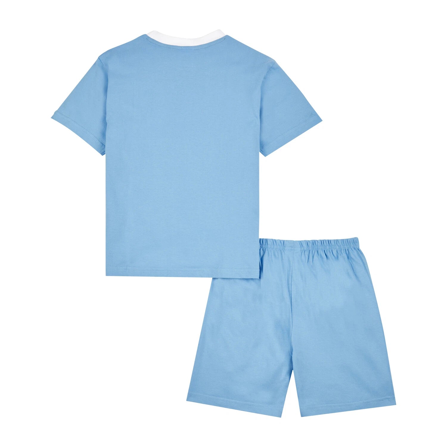 Manchester City F.C. Boys Pyjamas, Man City T-Shirt and Shorts PJs Set
