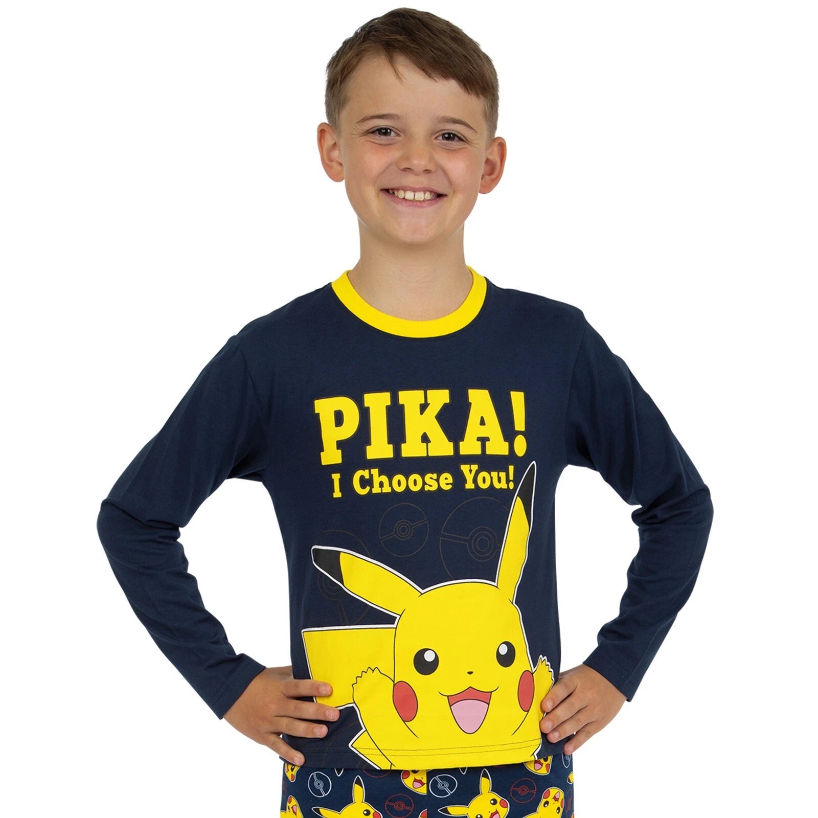 Pokemon Pyjamas | Pikachu Boys Pyjama Set | Boys Pokemon PJs