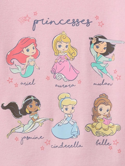 NWT Baby Gap Toddler Girls Short Pajamas Disney Princess organic u pick size