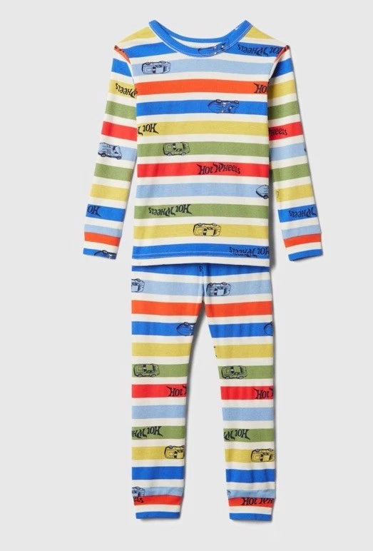 NWT Baby Gap Boys Hot Wheels Pajamas race cars auto organic  you pick size
