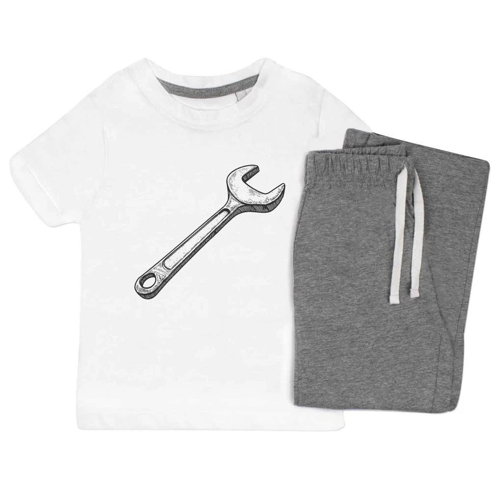 'Single Spanner' Kids Nightwear / Pyjama Set (KP052937)