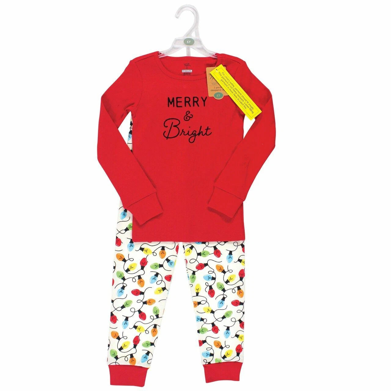 Touched by Nature Family Holiday Pajamas, Merry And Bright Kids