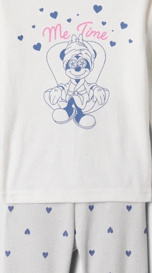 NWT Baby Gap Girls Toddler Pajamas Minnie Mouse organic Spa Day Hearts   U Pick