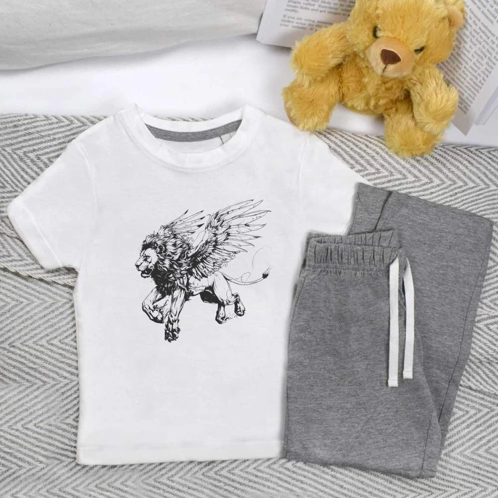 'Flying  Griffin' Kids Nightwear / Pyjama Set (KP047978)