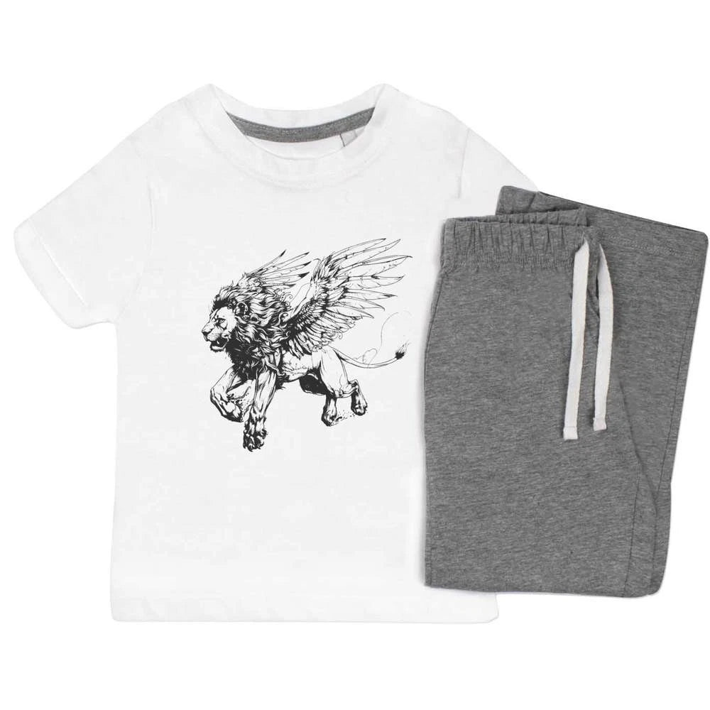 'Flying  Griffin' Kids Nightwear / Pyjama Set (KP047978)