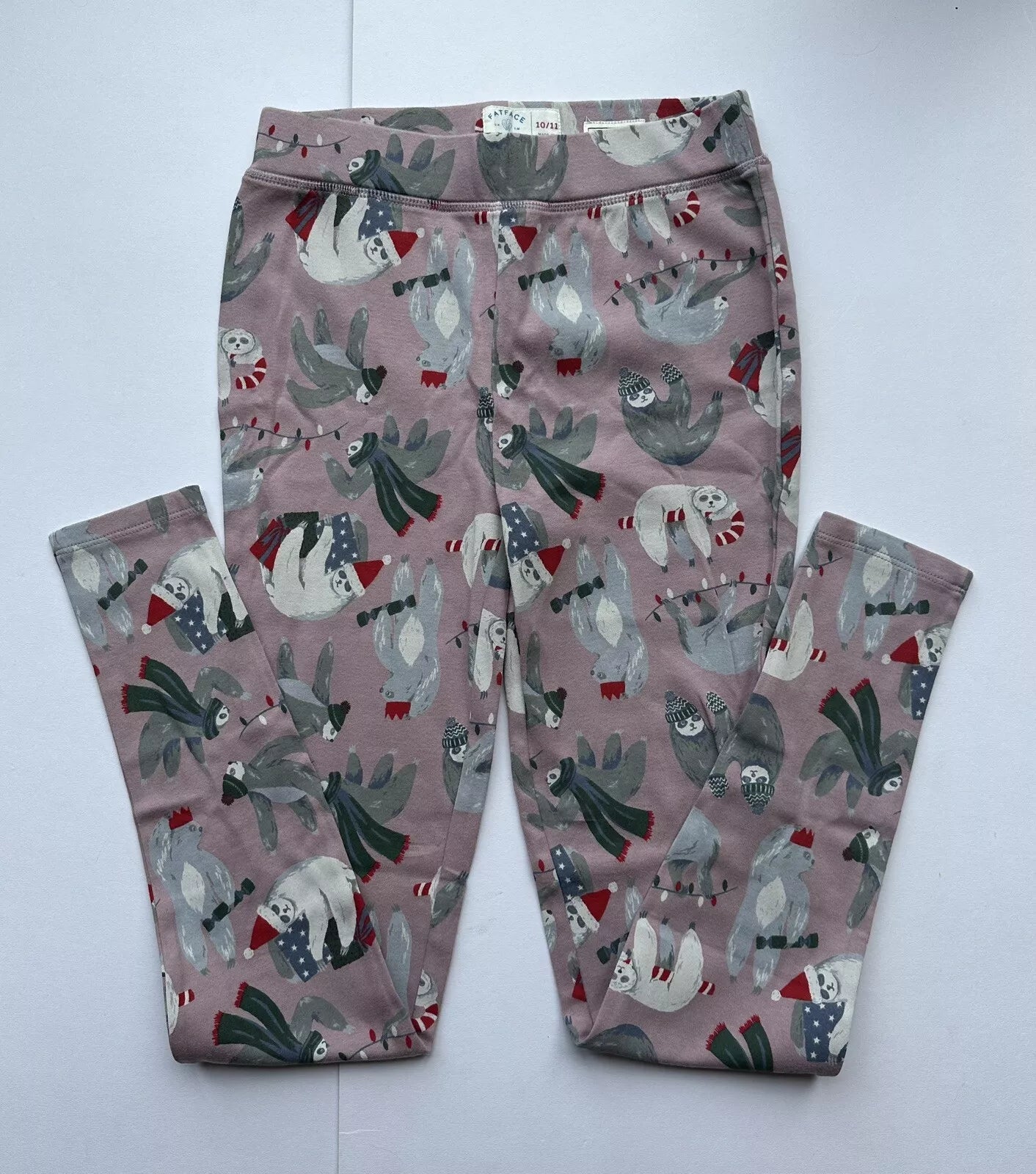 Fatface Girls Sammy Sloth Christmas Pyjamas In Various Sizes *BNWT*