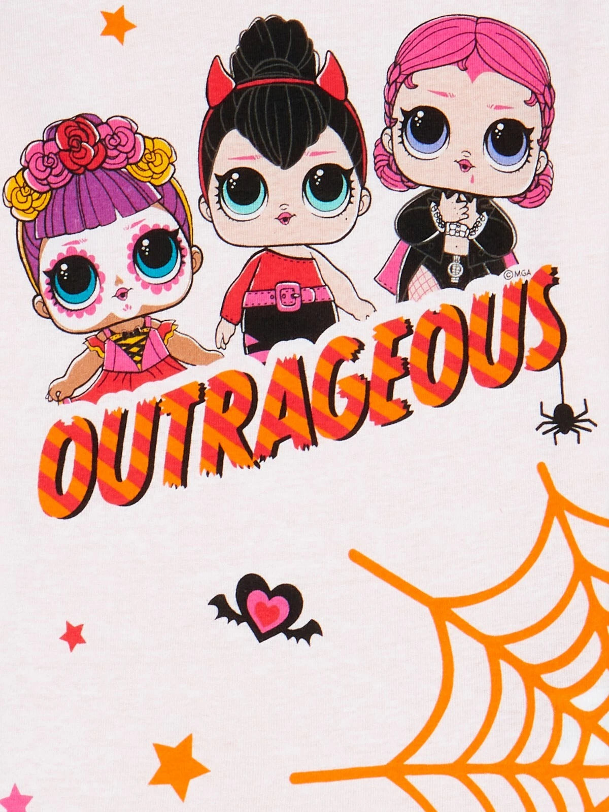 New L.O.L Surprise! Halloween Top & Bottoms Pajama Set 6 8 10