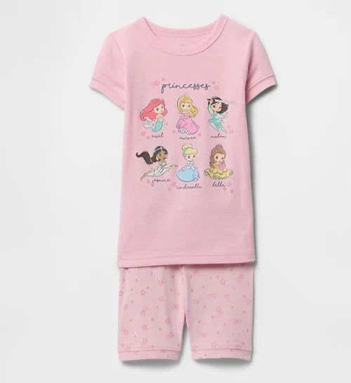 NWT Baby Gap Toddler Girls Short Pajamas Disney Princess organic u pick size