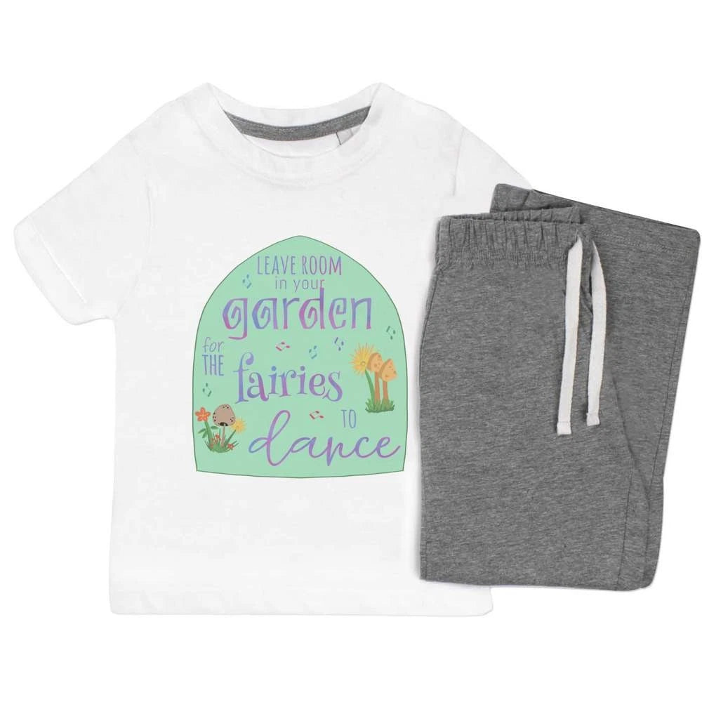'Leave Room For The Fairies To Dance' Kids Nightwear / Pyjama Set (KP042467)