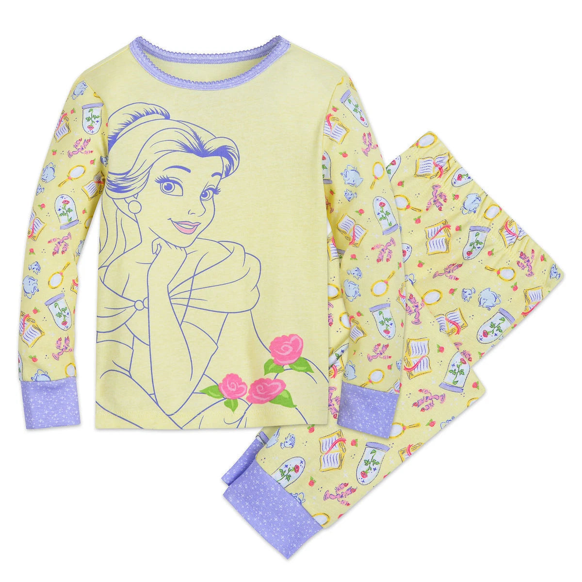 Disney Store Belle PJ Pals Sleep Set Pajamas Princess New 2017 2018