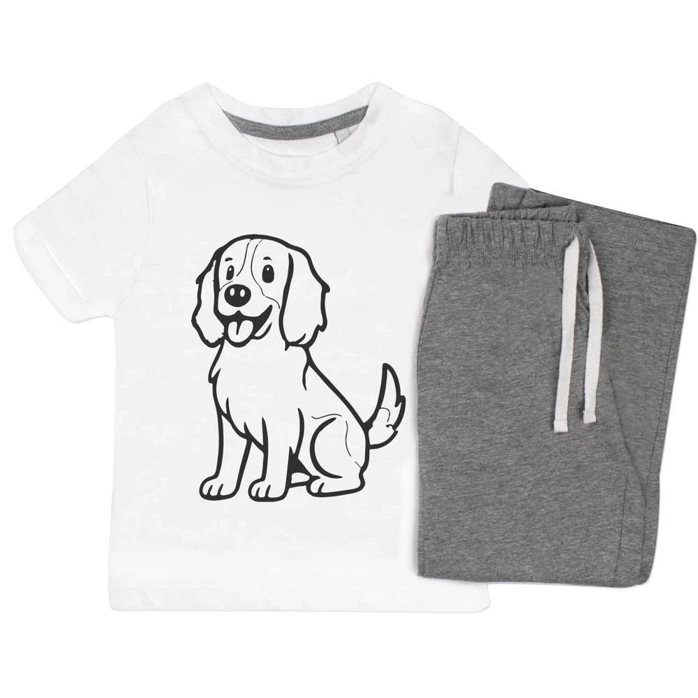 'English Springer Spaniel' Kids Nightwear / Pyjama Set (KP054427)