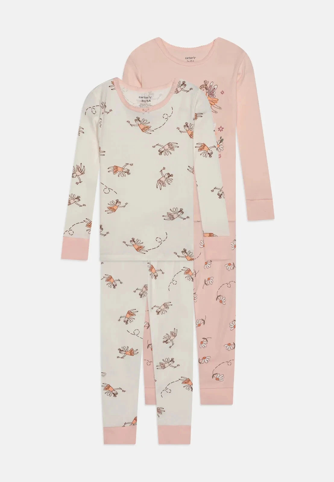 New Toddler Girl Carter's Fairy Tops & Bottoms Pajama Set 3 4 5