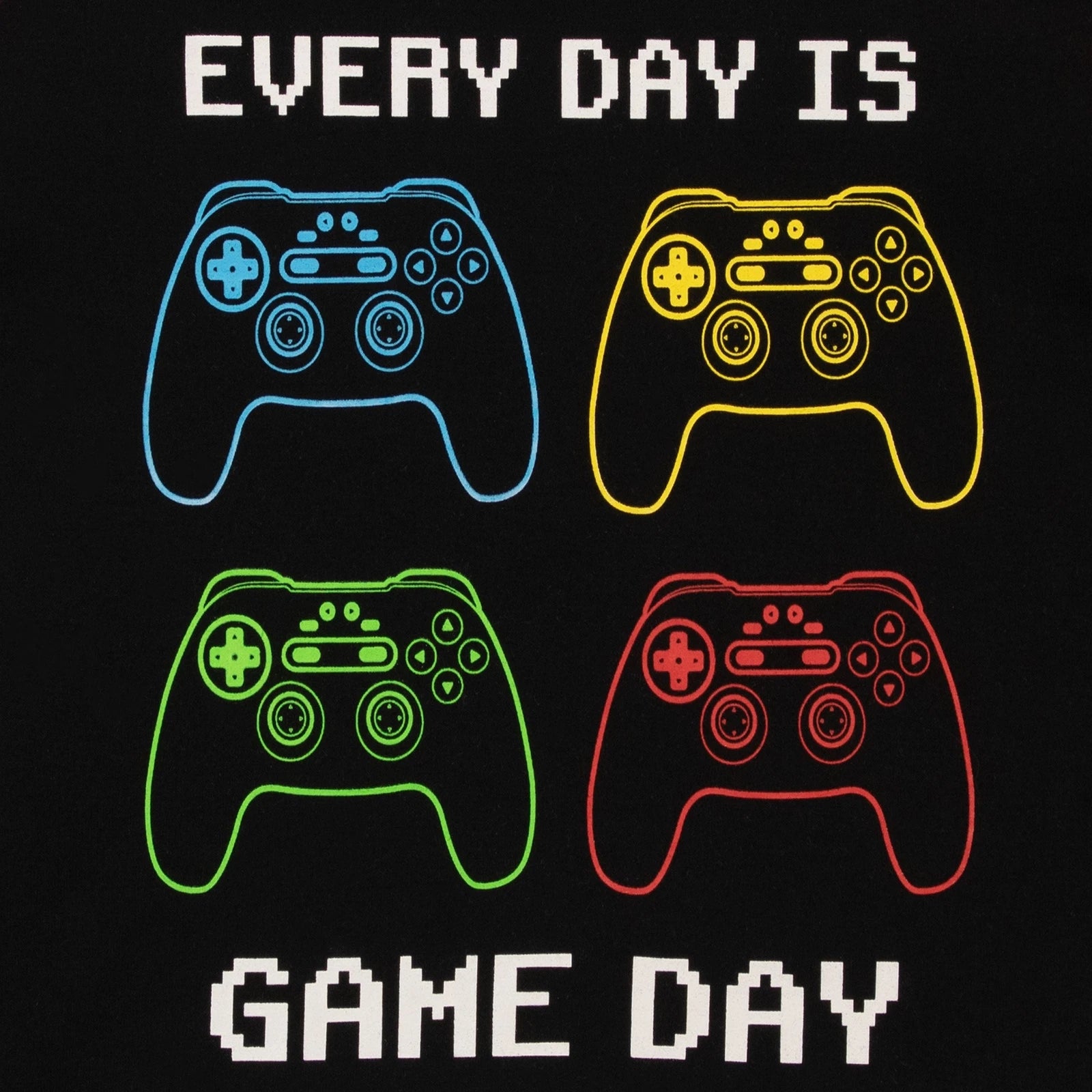 Gaming Short Pyjama Set Kids Boys 5 6 7 8 9 10 11 12 13 Years PJs Nightwear Red