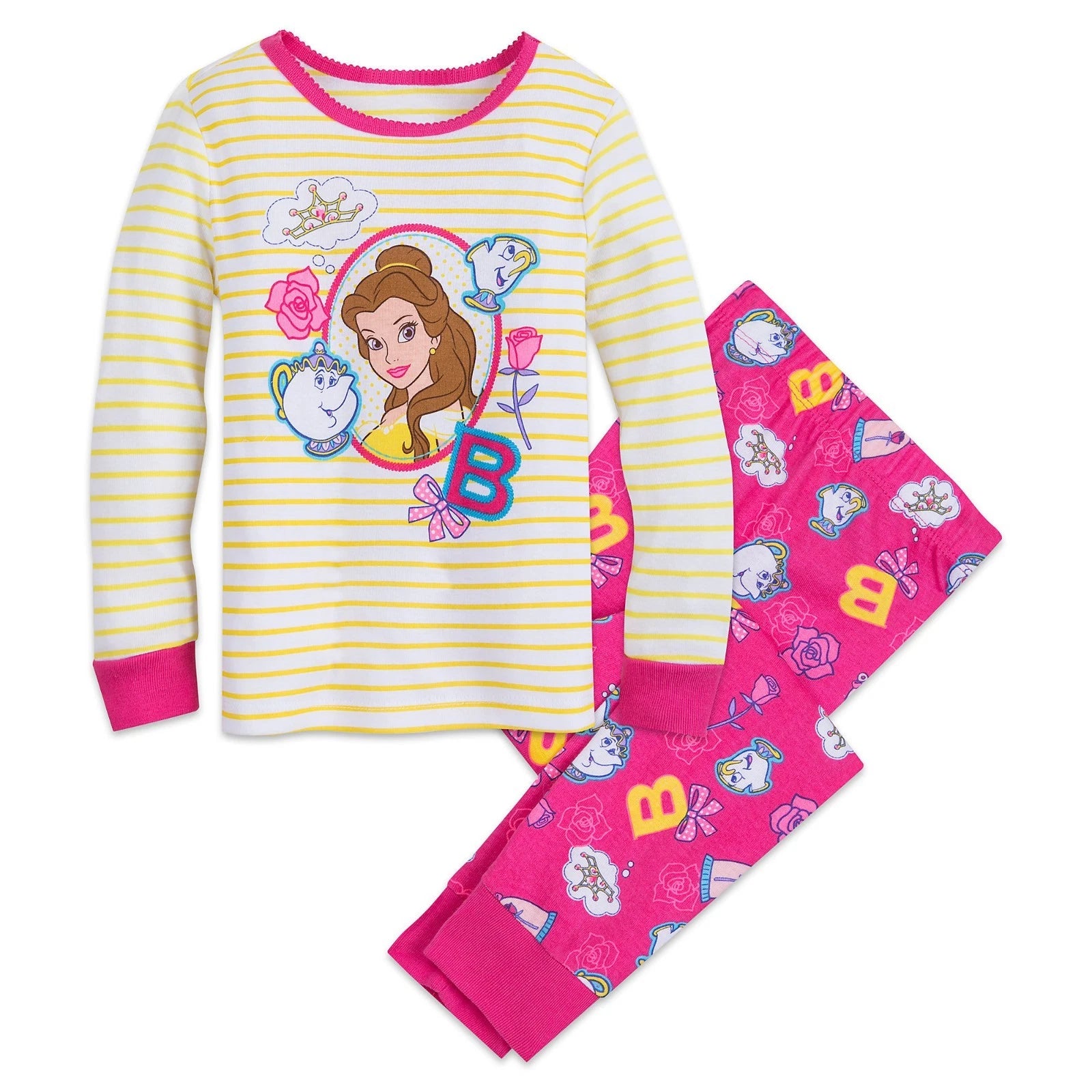 Disney Store Belle PJ Pals Sleep Set Pajamas Princess New 2017 2018