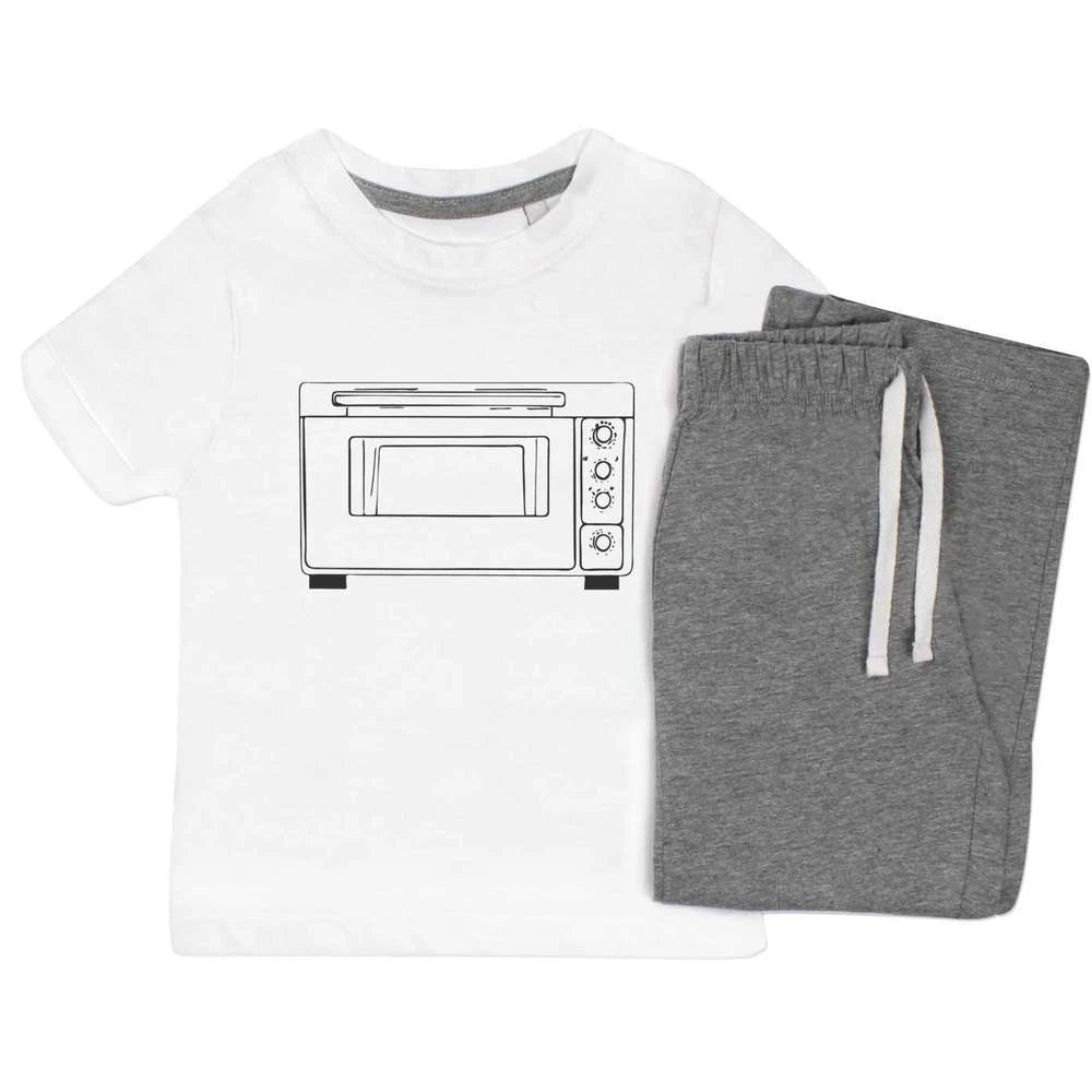 'Closed Oven' Kids Nightwear / Pyjama Set (KP048487)