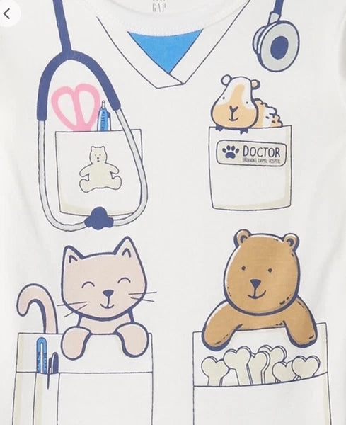 NWT Baby Gap Toddler Girls Boys Unisex Pajamas Vet Veterinarian Animals  u pick