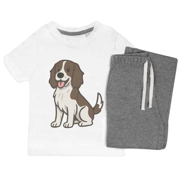 'English Springer Spaniel' Kids Nightwear / Pyjama Set (KP054428)