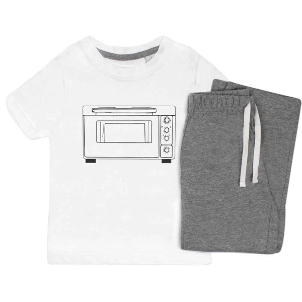 'Closed Oven' Kids Nightwear / Pyjama Set (KP048487)
