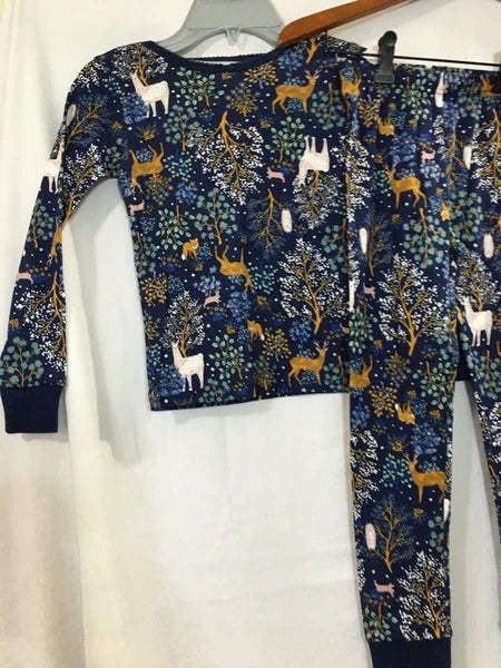 New Carter's Girls Animals Deer Woodland Pajama Set Snug fit 6,7,8,10