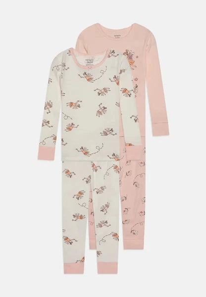 New Toddler Girl Carter's Fairy Tops & Bottoms Pajama Set 3 4 5