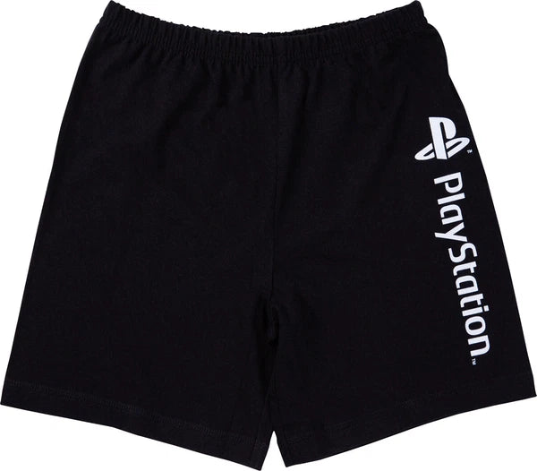 PlayStation Boys Pyjama Set Short Sleeve Summer Gaming PJs For Boys Girls Teens