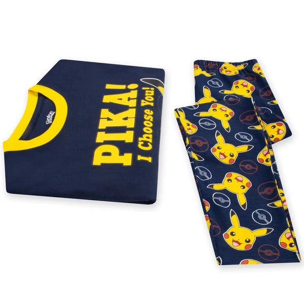Pokemon Pyjamas | Pikachu Boys Pyjama Set | Boys Pokemon PJs