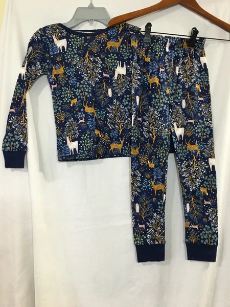 New Carter's Girls Animals Deer Woodland Pajama Set Snug fit 6,7,8,10