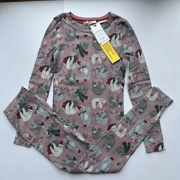 Fatface Girls Sammy Sloth Christmas Pyjamas In Various Sizes *BNWT*