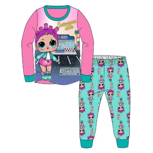Girls LOL Surprise 2 Piece Long Sleeved Pyjama Set 3-10 Years