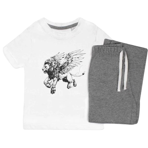 'Flying  Griffin' Kids Nightwear / Pyjama Set (KP047978)