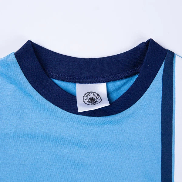 Manchester City F.C Boys Short Pyjamas, MCFC Summer Official Football Pjs