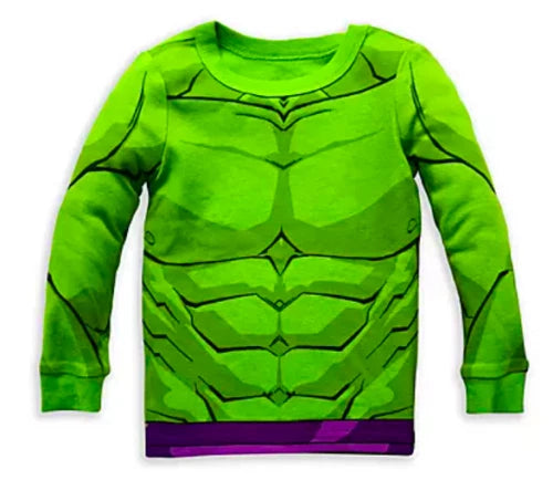 NEW Disney Store SZ 5 6 7 8 10  Incredible Hulk PJ Pal Costume Pajamas NWT