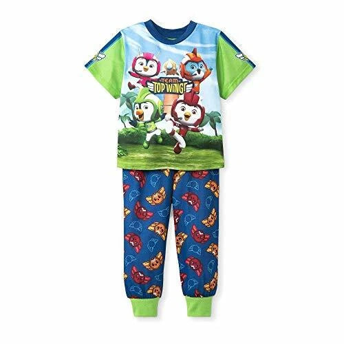 Team Top Wing Toddler Boy's Character Pajama Set