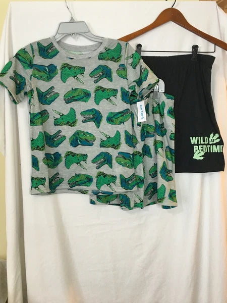New Carter's Boys Dinosaur Poly Pajama 3 pc Set Kid many sizes