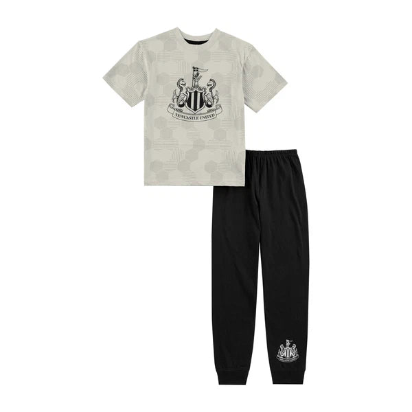 Newcastle United F.C Boys Pyjamas 100% Cotton PJs Official Merchandise